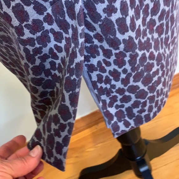 Talbots Leopard Print Pencil Skirt Sz 2 - Picture 4 of 10